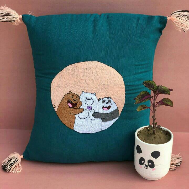 "We Bare Bears" Cushion Cover