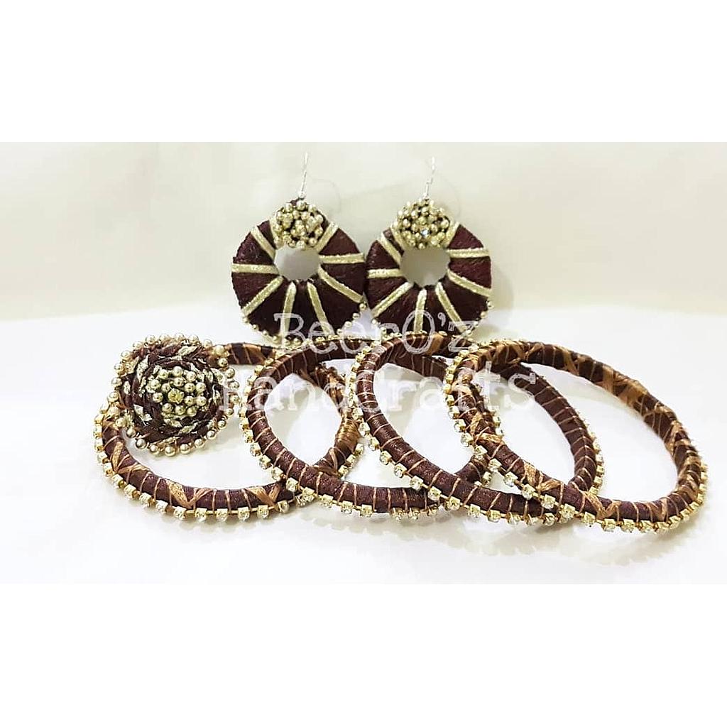 Brown Jewellery set