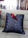 Sequin Fabric Custion