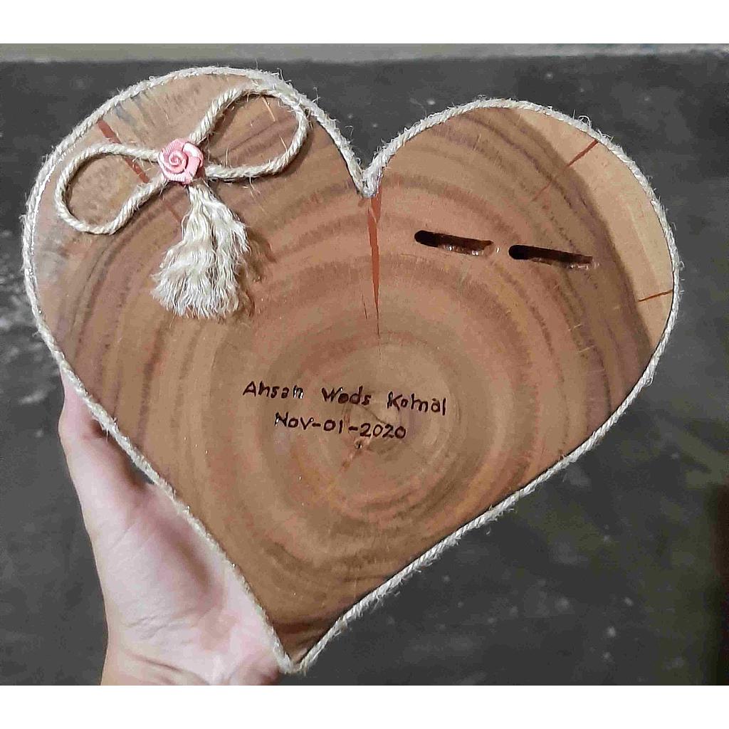 Customize wooden Ring Holder (On Demand)