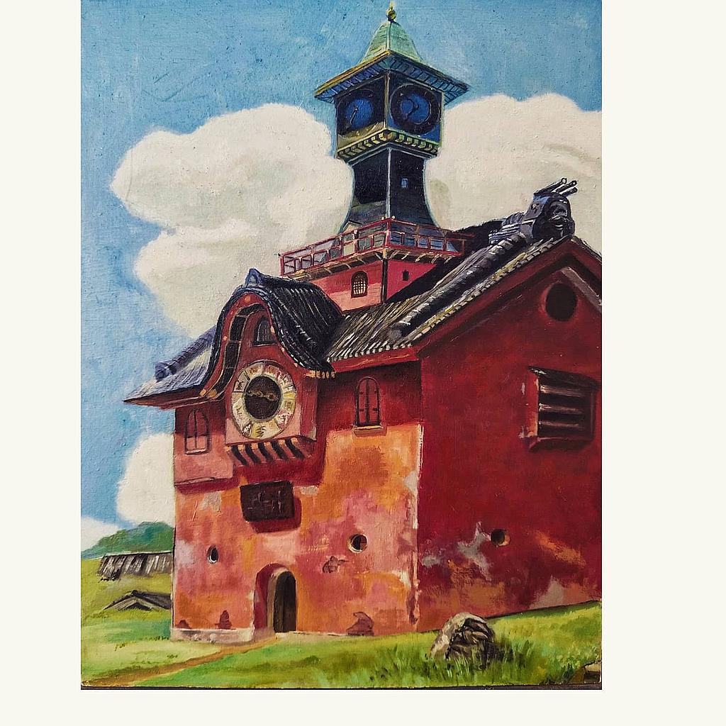 Oil on Board Painting