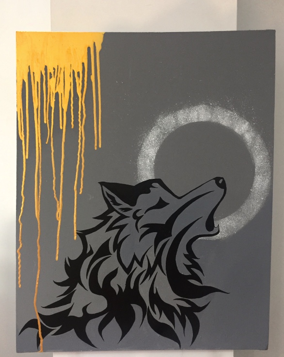 The howling wolf