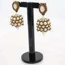 Handmade Beaded Jhumkis