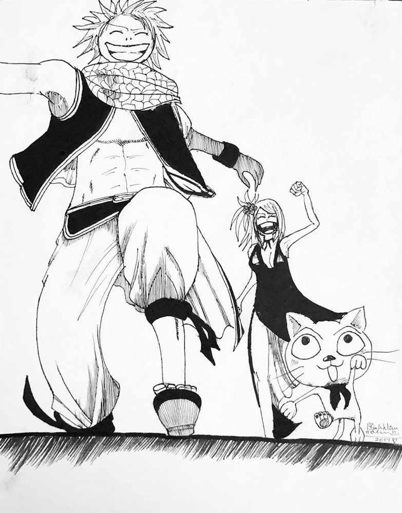Marching On - Fairytail Fanart Drawing