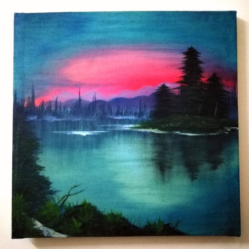 Island in a Lake - Bob Ross