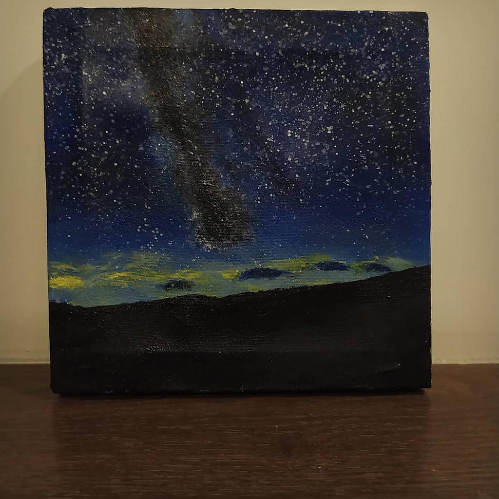 Stargazing during Twilight time.
