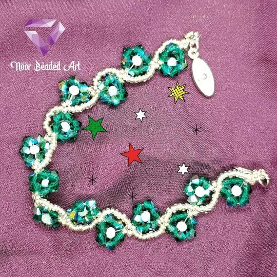 Flower Swarovski Bracelet🌺🌺