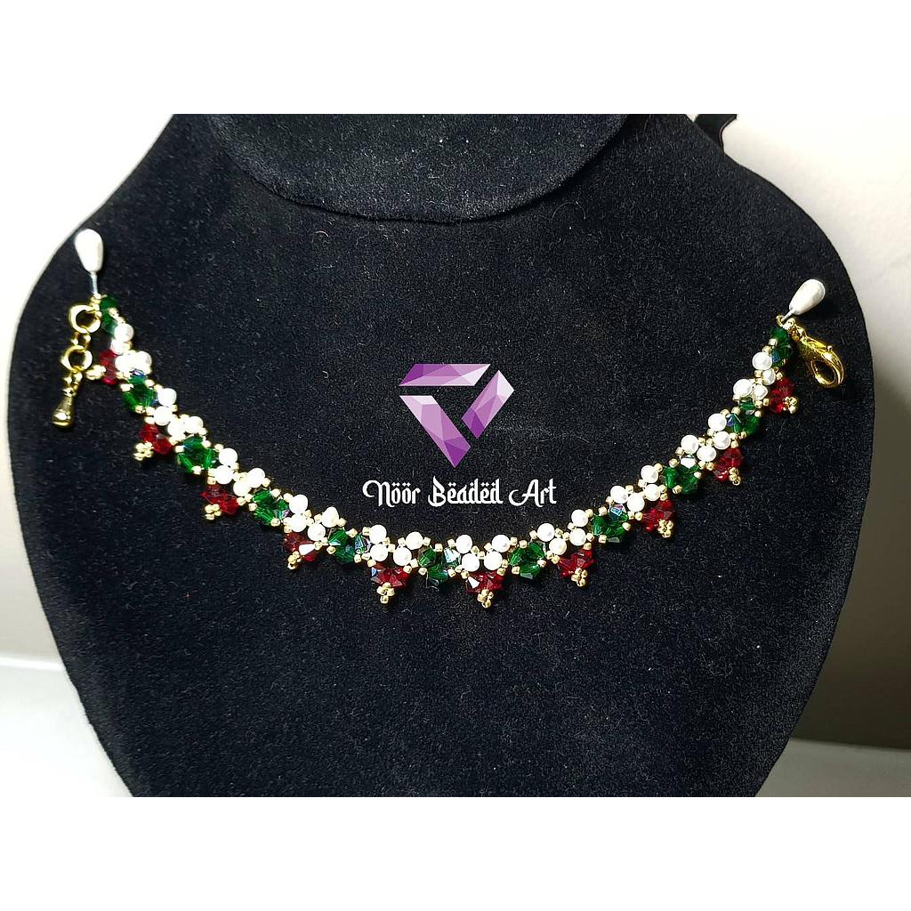 Real pearls and Swarovski Bracelet