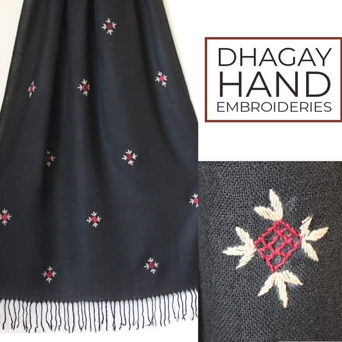 Hand Embroidered Pashmina Stole