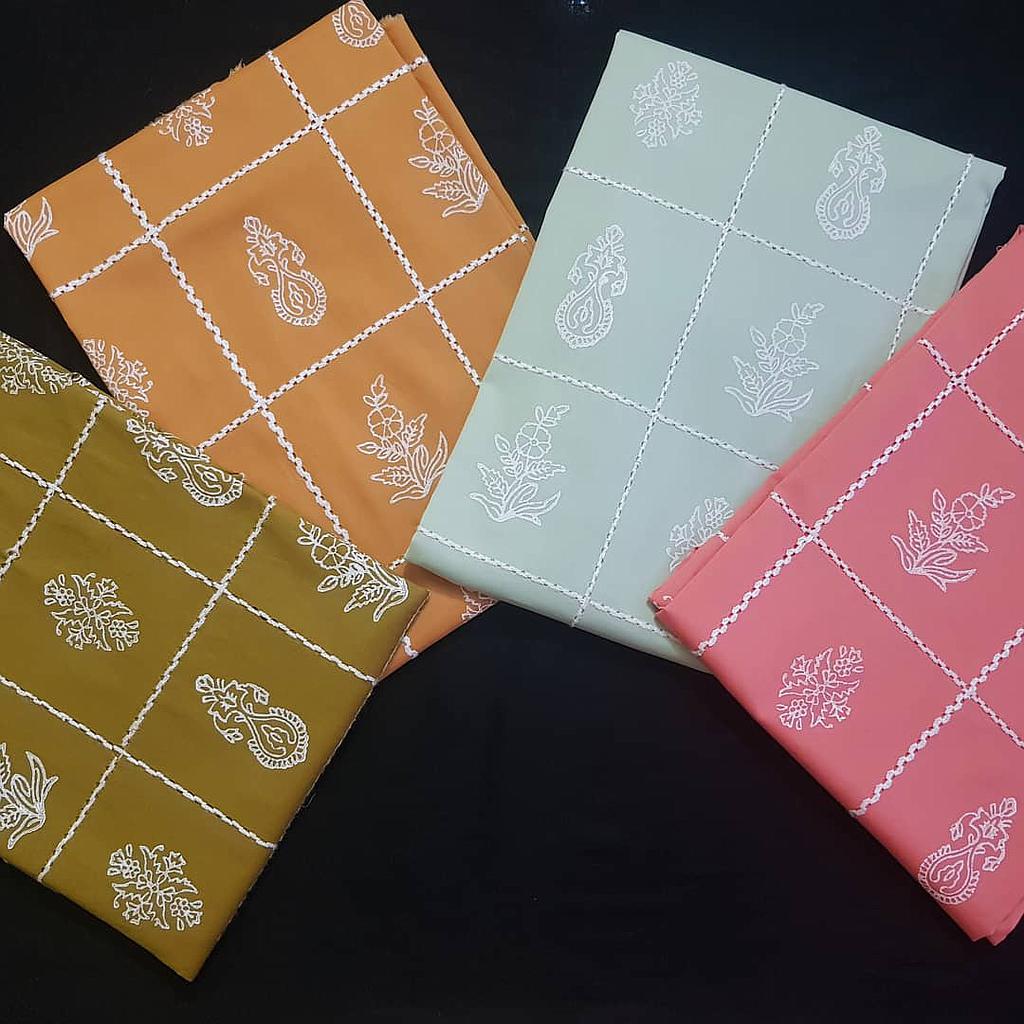 Tarkashi Boxes with Handcraft Block Printed Unstitched Shirts