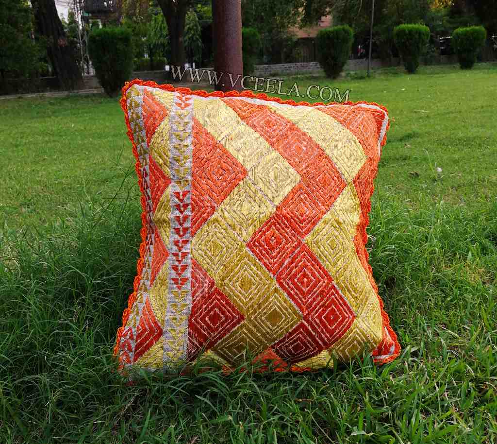 Embroidered Cushion Cover 