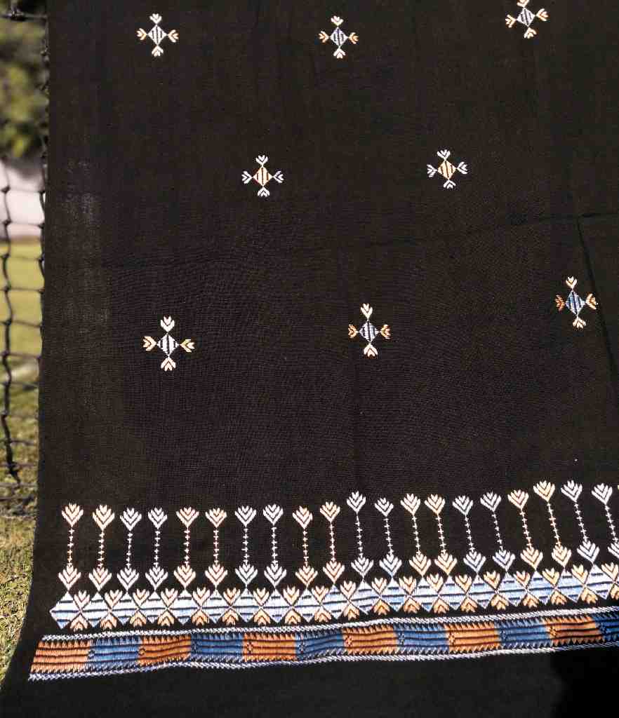 Embroidered Phulkari Shawl    