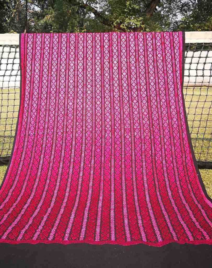 Embroidered Phulkari Shawl            