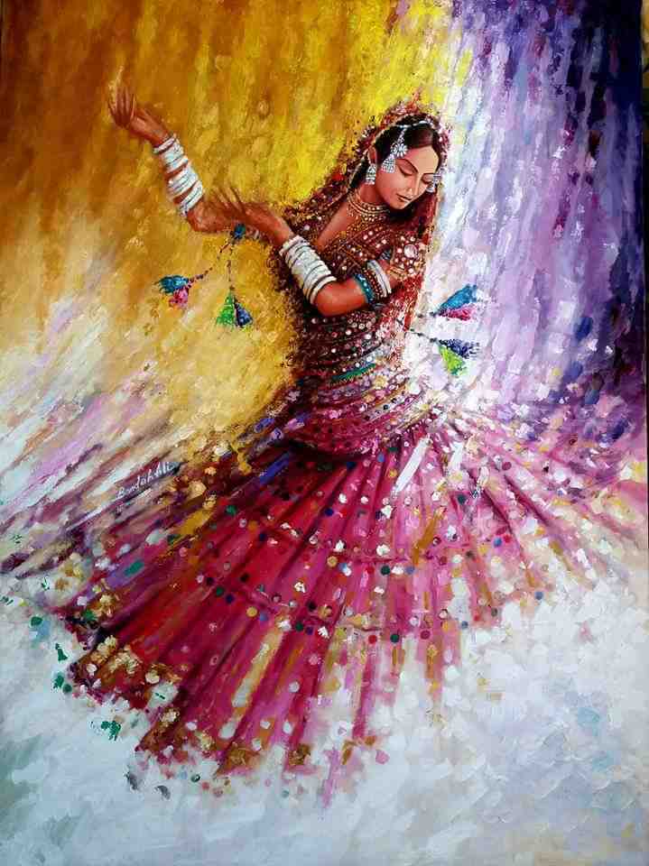 Dancing Girl Painting