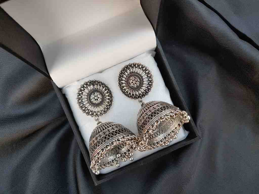 Hand-Crafted Antique Jhumka-Earrings