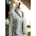 Noor Mahal White Jacket with Gotta Work