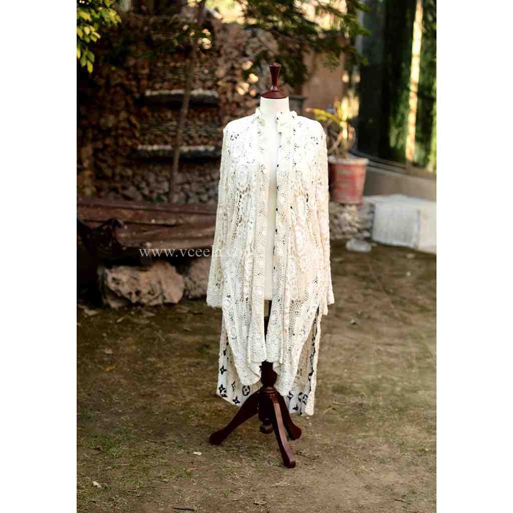 Ladies Embroidered Long Gown