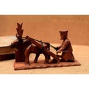 Cultural Wooden Bull Set