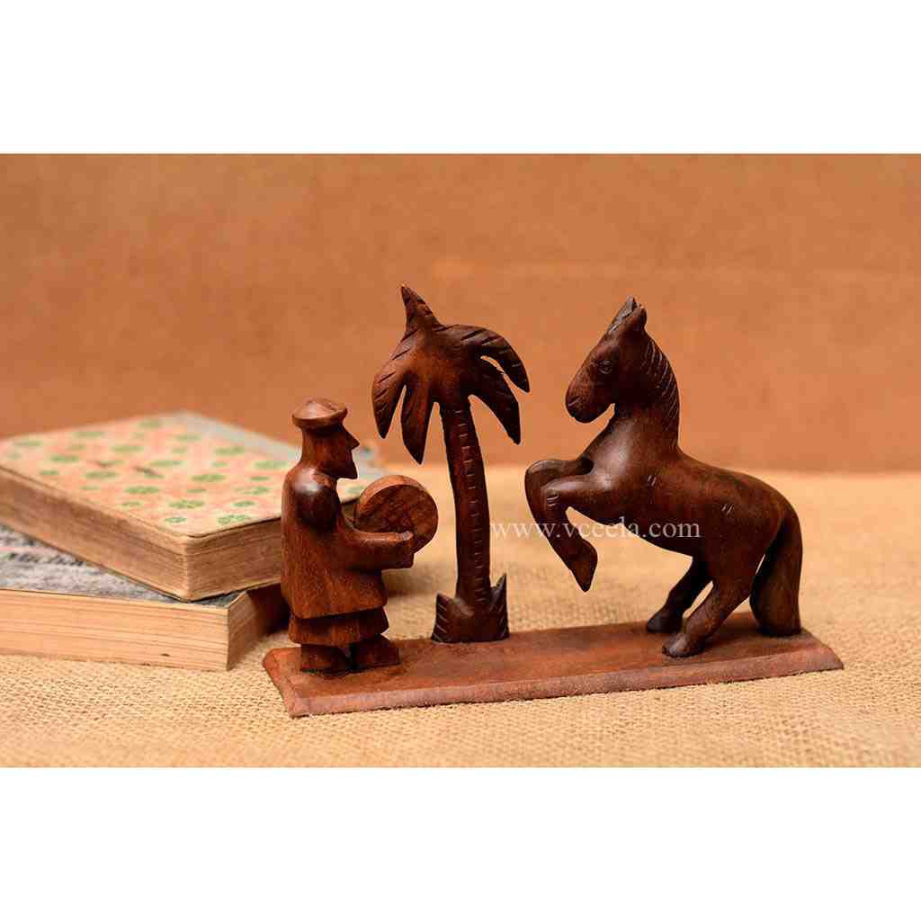 Cultural Wooden Dancing Horse