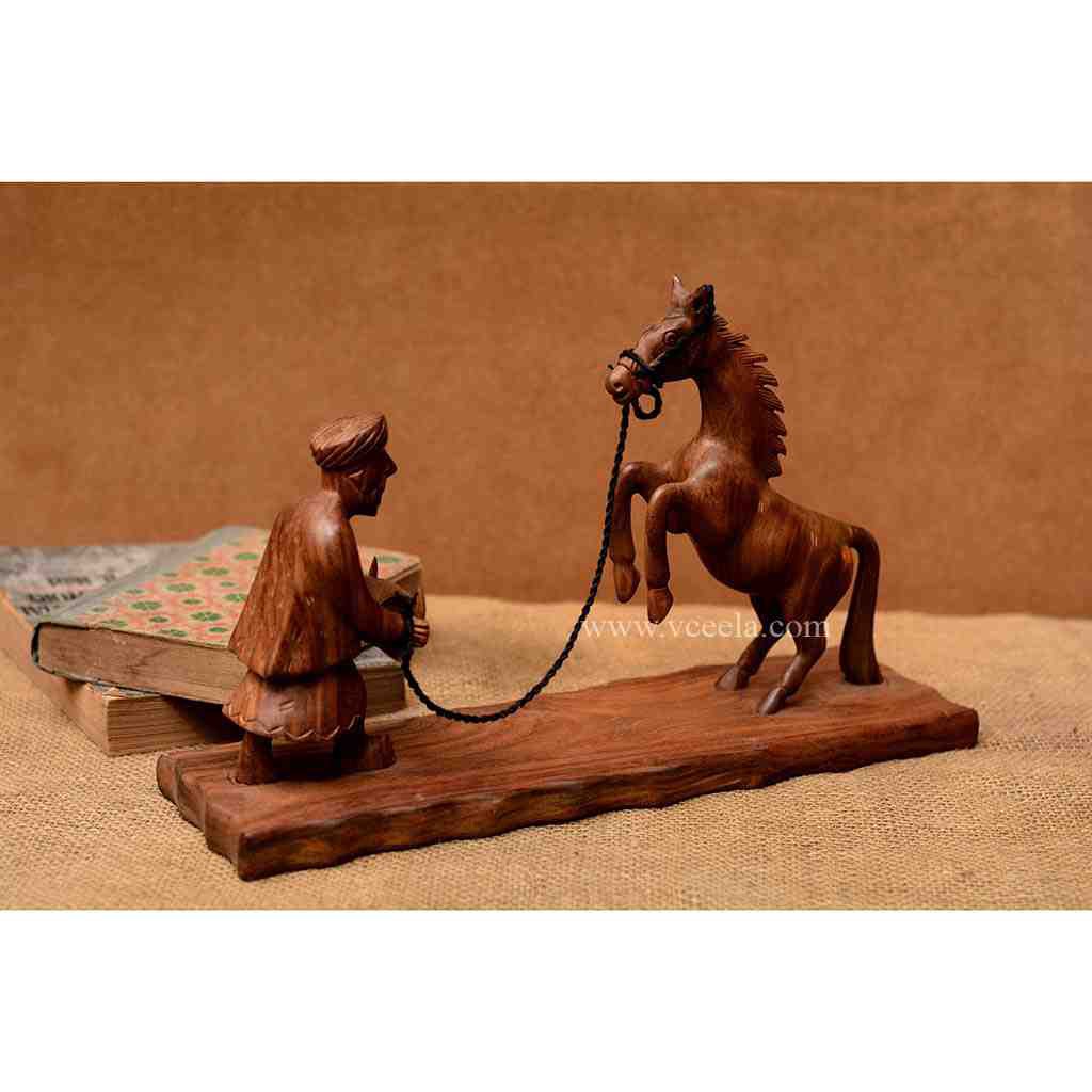 Cultural Wooden Dancing Horse