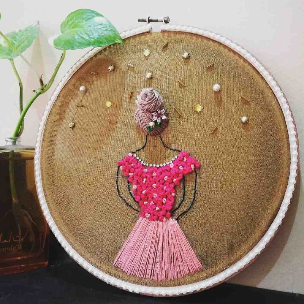 Embroided Frame