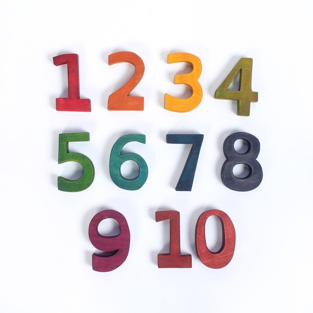 Numbers - Hand Painted
