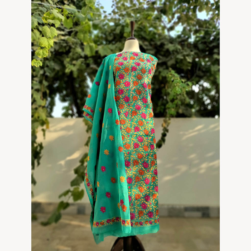 2-Piece Unstitched kameez Dupatta