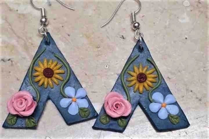 Floral Statement Earrings