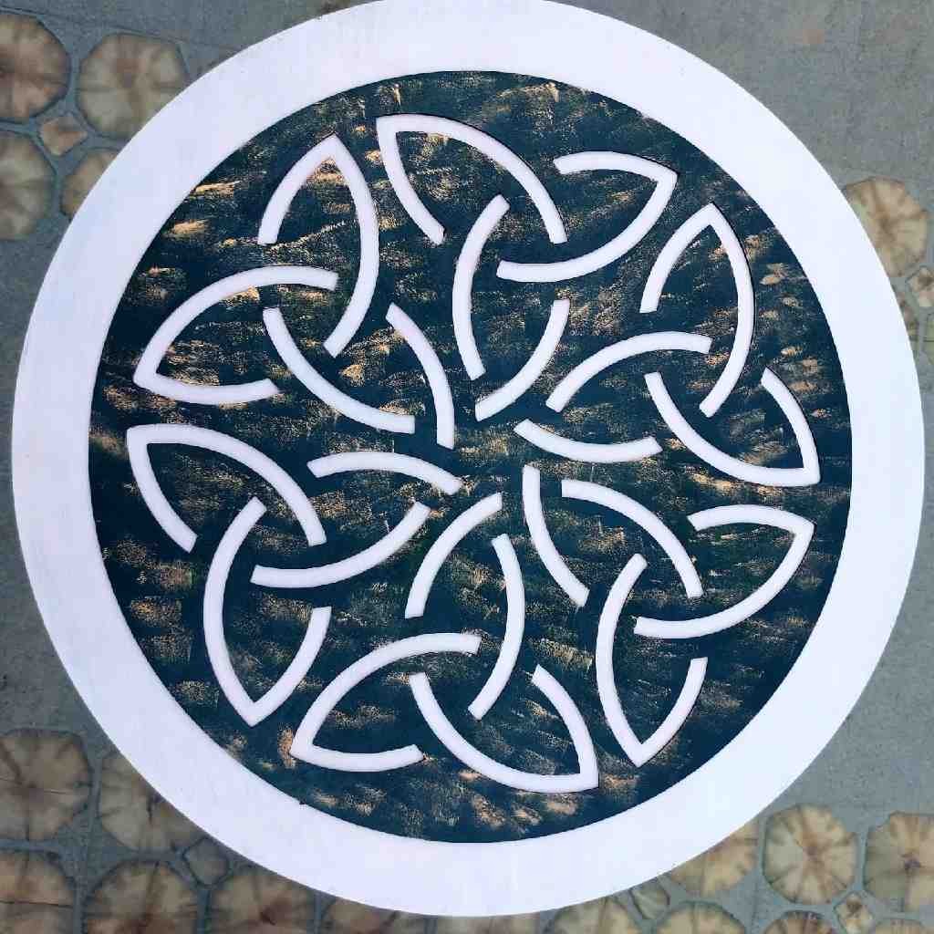 Hand Painted Wooden Wall Art