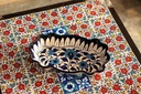 Blue Pottery Custard Dish