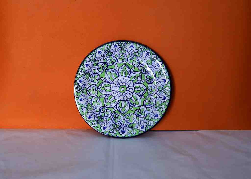 Blue Pottery Plate (Large)