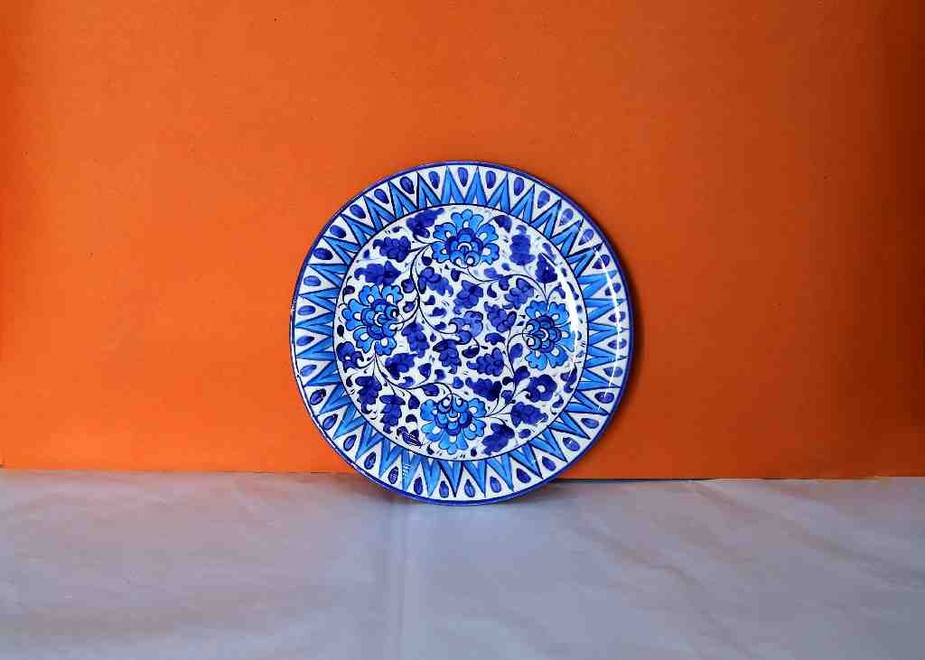 Blue Pottery Plate (Large)