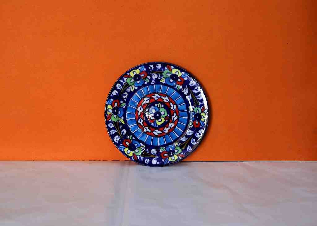 Blue Pottery Plate (Large)