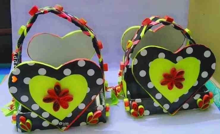 Chocolate flower basket