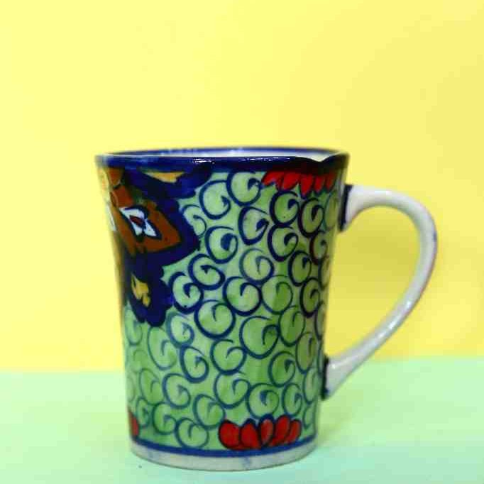 Blue Pottery Mug 