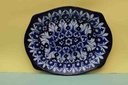 Blue Pottery Rice Dish