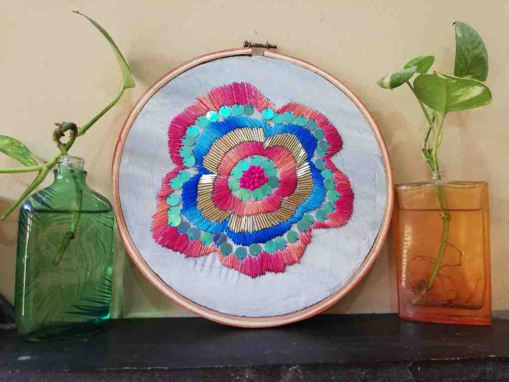 Decorative Embraided Hoop