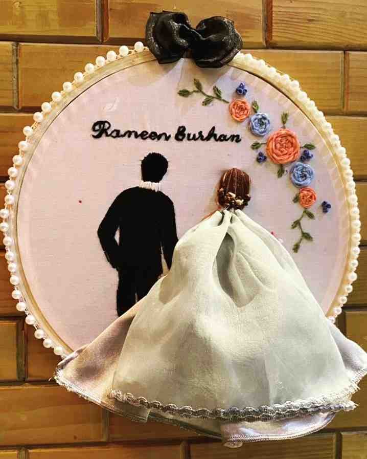 Engagement Embroided Hoop