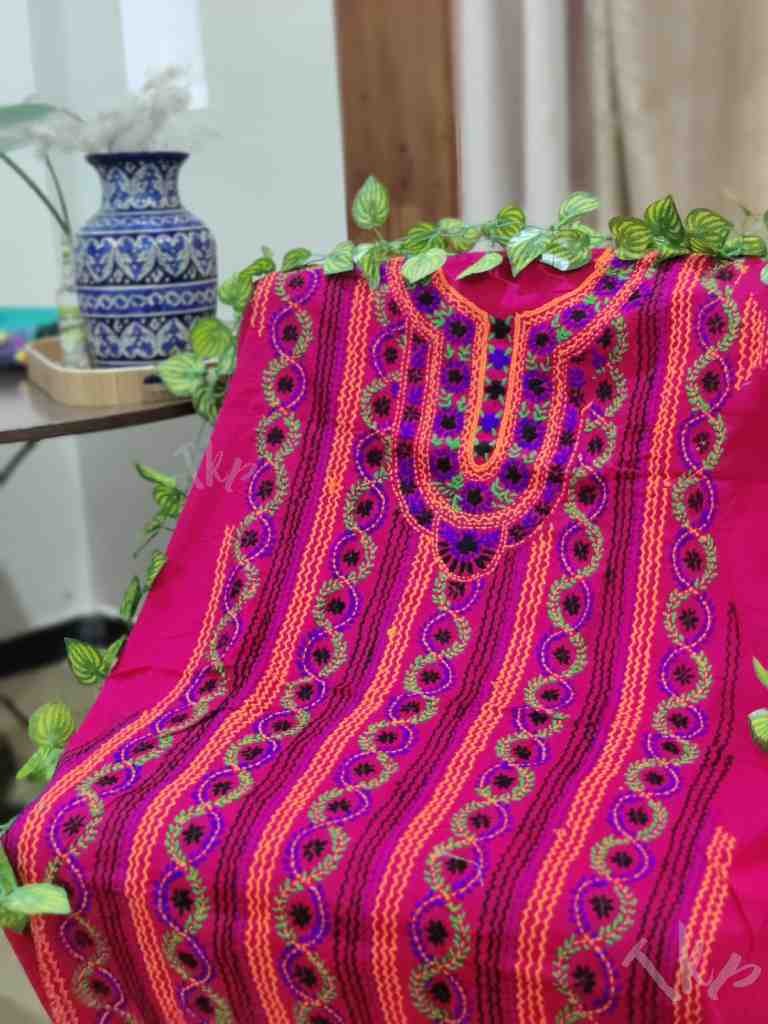 Phulkari Hand Embroidered Shirt