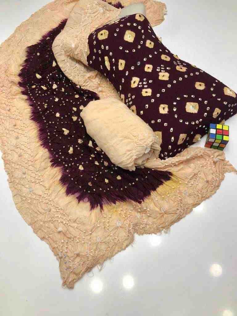 Linen Chunnri Suit (3-Piece)