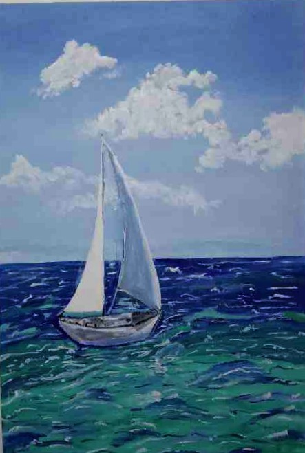 Sail Boat Painting
