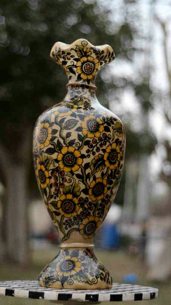 Camel Skin Vase
