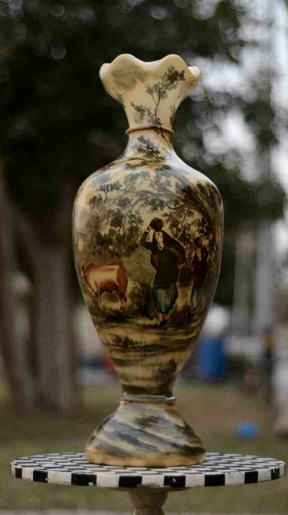 Camel Skin Vase
