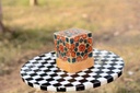 Camel Skin Square Shape Lamp