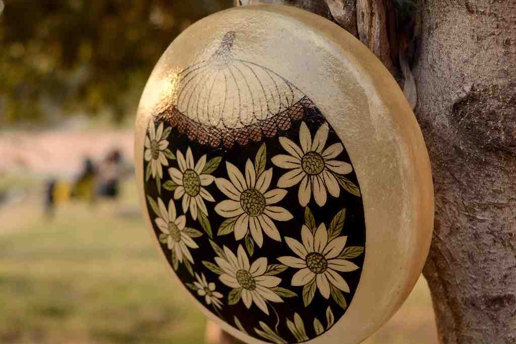 Camel Skin Wall Mount Lamp