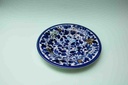 Blue Pottery Dinner Plate