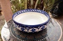 Blue Pottery Large Bowl