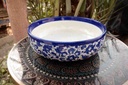 Blue Pottery Large Bowl