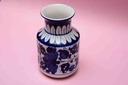 Blue Pottery Small Flower Vase