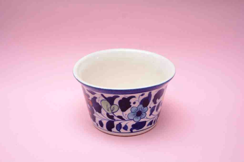 Blue Pottery Small Planter